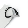NEVER NEVER GIVE UP Inspirational Leather Bracelet