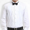 Solid Black Polyester Bowtie