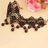 Vintage Lace & Bead Anklet