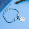 ALWAYS SISTERS ALWAYS THERE Engraved Charms Bracelet