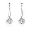 Hanging Crystal Chain Earrings