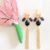 Bee Shape Tassel Danglers