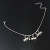 Crystal & Dragonfly Dangle Charms Anklet