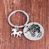 I AM MAGICAL UNICORN Double Charms Keychain
