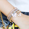 Butterfly Charms 3Pc Bracelet
