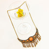 Metal Fringes Vintage Necklace