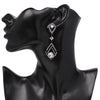 Hanging Diamond Drop Earrings