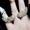 Retro Angel Wings Ring