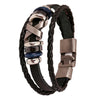 Cross Sign Leather Bracelet