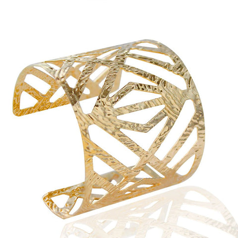 Hollow Web Cuff Bracelet