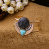 Abstract Geometric Stone Bracelet