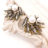 Abstract Spikes Stud Earrings