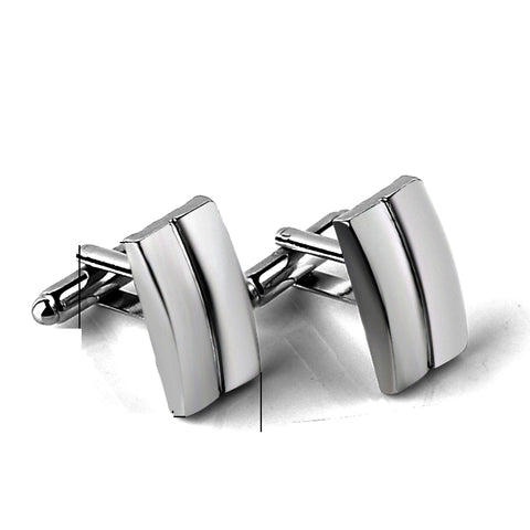 Split Rectangle Cufflinks