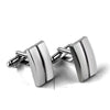 Split Rectangle Cufflinks