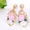 3D Floral Vintage Earrings