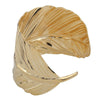Delicate Feather Cuff Bracelet