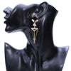Inverted Pyramid Drop Earrings