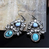 Marble Mornings Crystal Earrings
