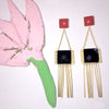 Falling Squares Tassel Danglers