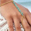Beaded Bracelet Link Ring