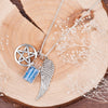 Angel Wings & Wishing Bottle Necklac