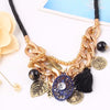 Leaf Tassel Pendant Chain
