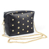 Golden Rivets Rectangle Sling Bag