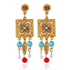 Tribal Square Earrings