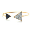Two Triangles Marble Bracelet