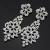 Cluster Flowers Dangle Earrings