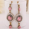 3D Hanging Flowers Earrings