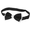 Black on White Layered Bowtie