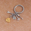 I LOVE YOU DAD Repair Tools Charms Keychain