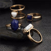 Stone Embellished Rings Set