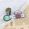 Football Match Brooch Pin Set