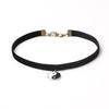 Peace Pendant Gothic Choker Necklace