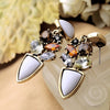 Triangle Drop Crystal Dangles