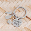 LOVE YOU DADDY Repair Tools Charms Keychain