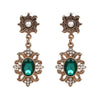 Vintage Floral Drop Danglers