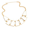 Geometric Link Chain Necklace