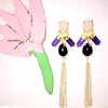 Bee Shape Tassel Danglers