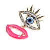 Vampire Teeth & Eye Ring