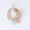 Butterfly Charms 3Pc Bracelet