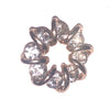 Crystal Flower Brooch Collar Pin