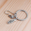 LOVE YOU DAD Fish Hook Charms Keychain