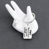 DNA DOESNT MAKE YOU FAMILY LOVE DOES Family Keychain