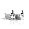 Split Rectangle Cufflinks