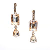 Rectangle & Drop Geometric Earrings