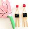 Falling Squares Tassel Danglers