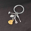 I LOVE YOU DAD Repair Tools Charms Keychain